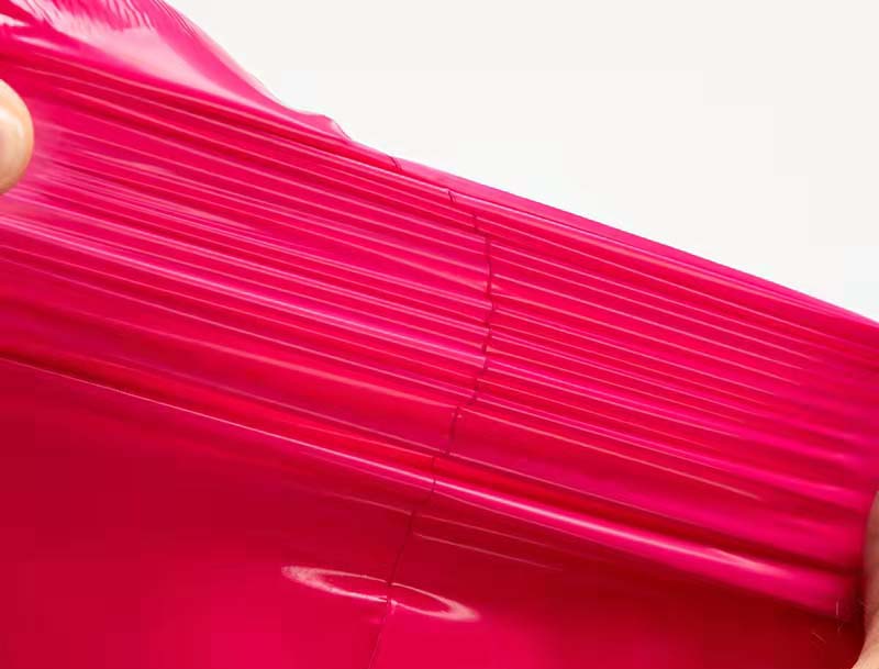 蚌山玫红色快递袋-05